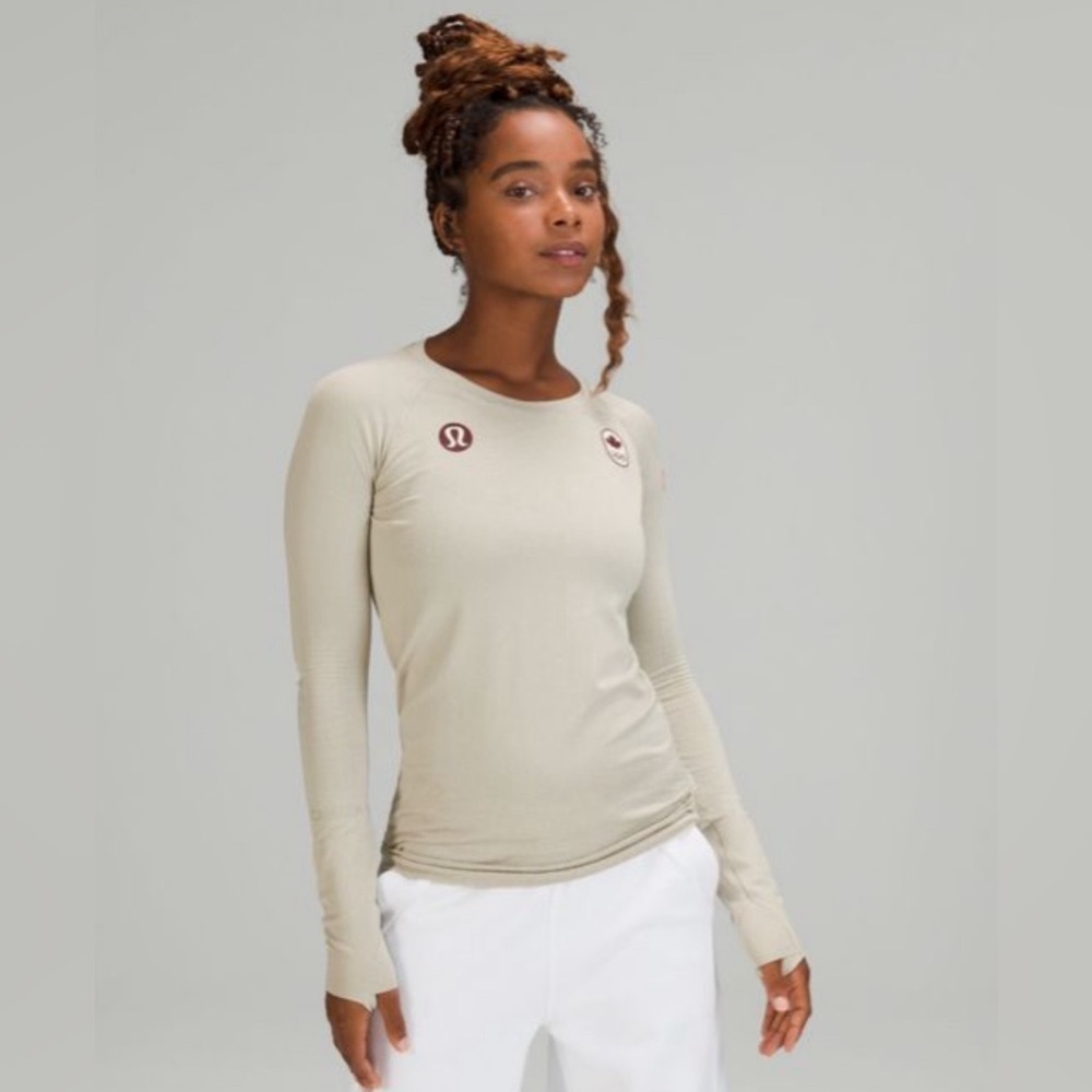 Lululemon Team Canada Swiftly Tech Long Sleeve Shirt 2.0 *COC Logo